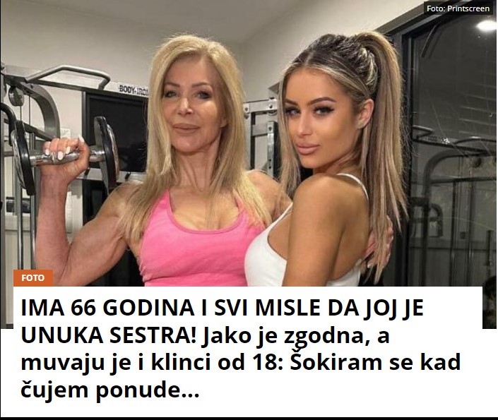 IMA 66 GODINA I SVI MISLE DA JOJ JE UNUKA SESTRA! Jako je zgodna, a muvaju je i klinci od 18: Šokiram se kad čujem ponude…