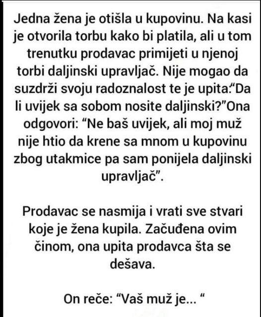 POUČNA PRIČA: Žena u kupovini