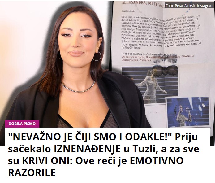 “NEVAŽNO JE ČIJI SMO I ODAKLE!” Priju sačekalo IZNENAĐENJE u Tuzli, a za sve su KRIVI ONI: Ove reči je EMOTIVNO RAZORILE