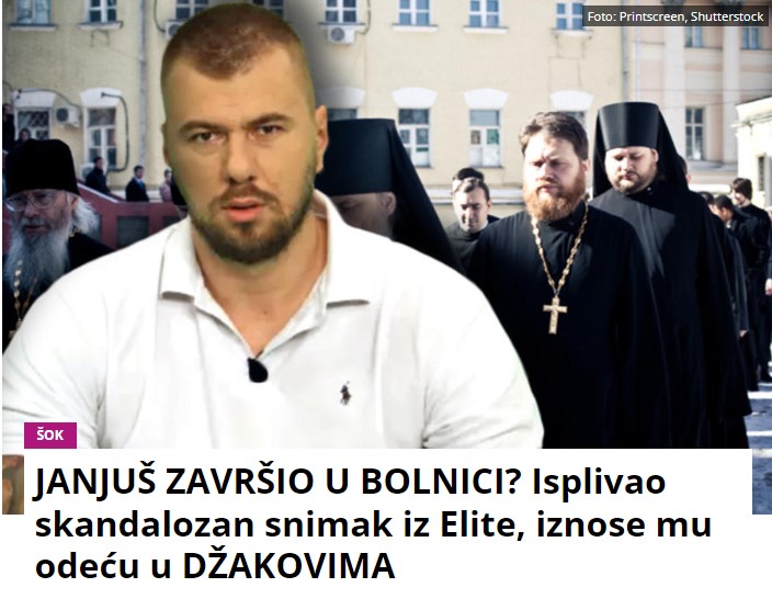 JANJUŠ ZAVRŠIO U BOLNICI? Isplivao skandalozan snimak iz Elite, iznose mu odeću u DŽAKOVIMA