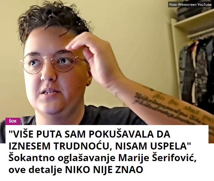 “VIŠE PUTA SAM POKUŠAVALA DA IZNESEM TRUDNOĆU, NISAM USPELA” Šokantno oglašavanje Marije Šerifović, ove detalje NIKO NIJE ZNAO