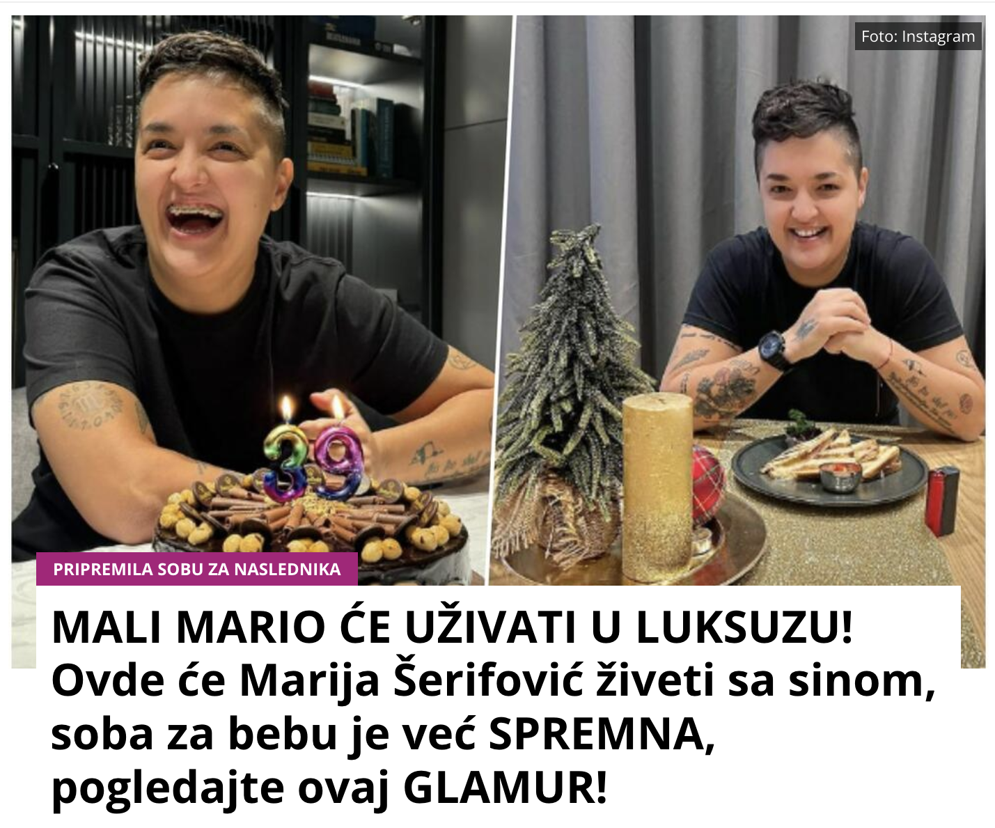 MALI MARIO ĆE UŽIVATI U LUKSUZU! Ovde će Marija Šerifović živeti sa sinom, soba za bebu je već SPREMNA, pogledajte ovaj GLAMUR!