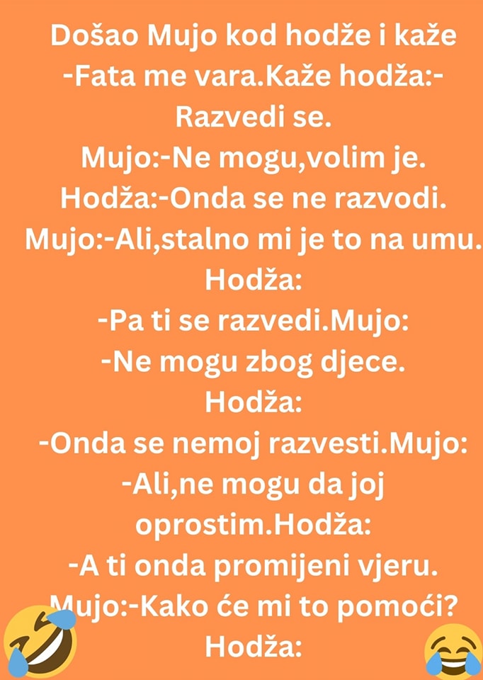 Došao Mujo kod hodže