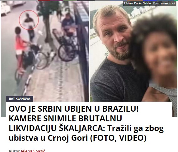 OVO JE SRBIN UBIJEN U BRAZILU! KAMERE SNIMILE BRUTALNU LIKVIDACIJU ŠKALJARCA: Tražili ga zbog ubistva u Crnoj Gori (FOTO, VIDEO)