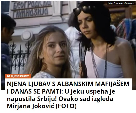 NJENA LJUBAV S ALBANSKIM MAFIJAŠEM I DANAS SE PAMTI: U jeku uspeha je napustila Srbiju! Ovako sad izgleda Mirjana Joković (FOTO)