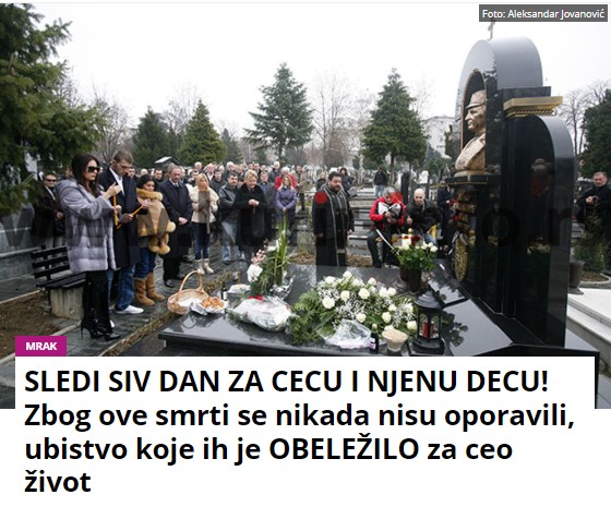 SLEDI SIV DAN ZA CECU I NJENU DECU! Zbog ove smrti se nikada nisu oporavili, ubistvo koje ih je OBELEŽILO za ceo život