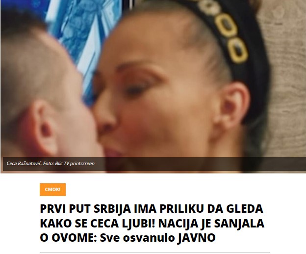 PRVI PUT SRBIJA IMA PRILIKU DA GLEDA KAKO SE CECA LJUBI! NACIJA JE SANJALA O OVOME: Sve osvanulo JAVNO