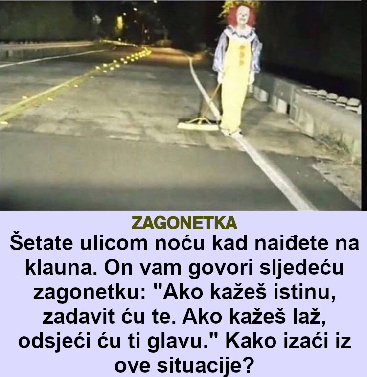 MOZGALICA: Klaun