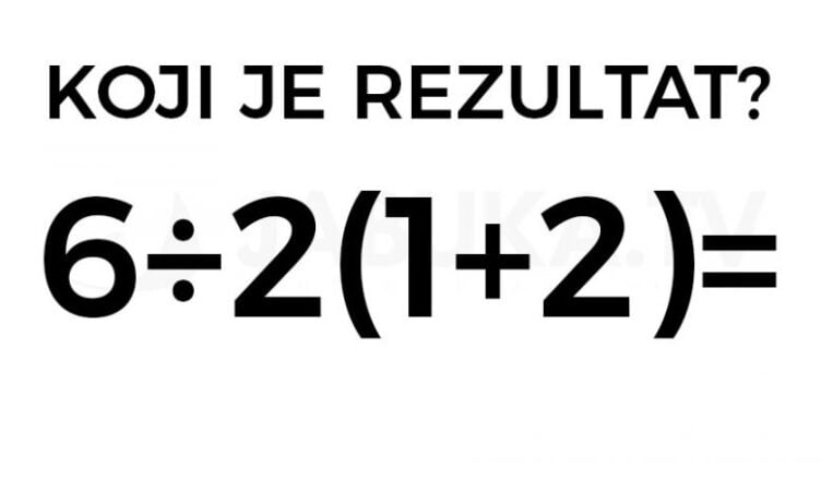 SAMO 10 % ISPITANIKA PONUDILO JE TAČNO RJEŠENJE OVOG ZADATKA..ZNATE LI VI TAČAN ODGOVOR?