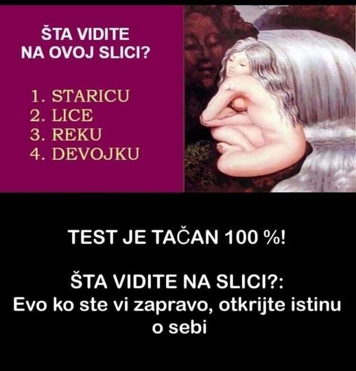 TEST JE TAČAN 100 %! ŠTA VIDITE NA SLICI?: Evo ko ste vi zapravo, otkrijte istinu o sebi