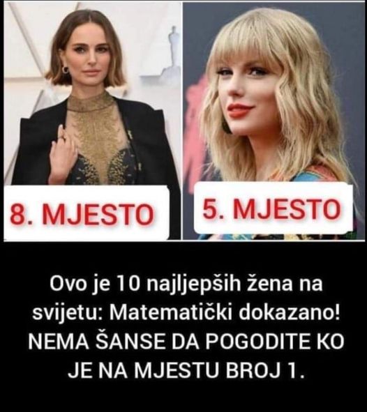 Ovo je 10 najljepših žena na svijetu: Matematički dokazano! NEMA ŠANSE DA POGODITE KO JE NA MJESTU BROJ 1.