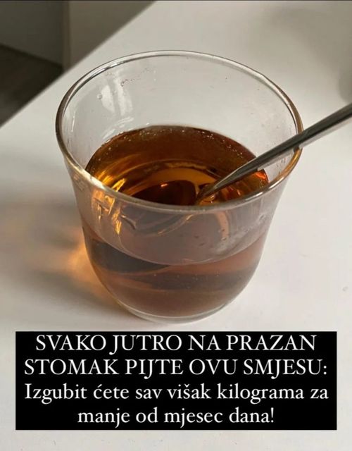 SVAKO JUTRO NA PRAZAN STOMAK PIJTE OVU SMJESU: Izgubit ćete sav višak kilograma za manje od mjesec dana!