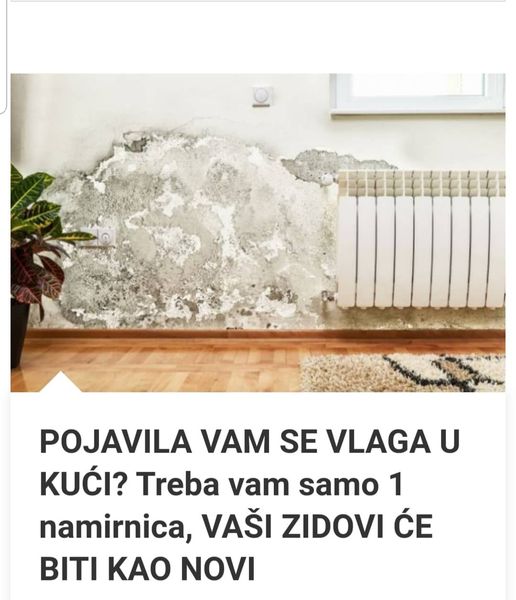 POJAVILA VAM SE VLAGA U KUĆI? Treba Vam Samo 1 Namirnica, VAŠI ZIDOVI ĆE BITI KAO NOVI