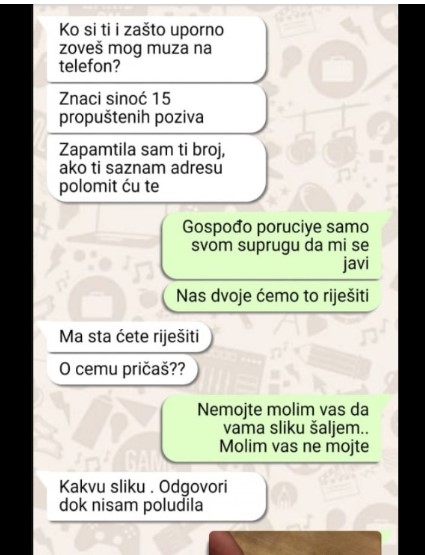 NEKO JE UPORNO ZVAO MOG MUŽA NA TELEFON, A ON SE NIJE JAVLJAO: Zapamtila sam broj i poslala poruku, KAD MI JE POSLALA OVU SLIKU SVIJET MI SE SRUŠIO, NIJE MOGUĆE