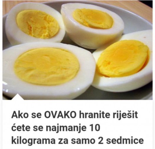 Ako Se OVAKO Hranite Riješit Ćete Se Najmanje 10 Kilograma Za Samo 2 Sedmice