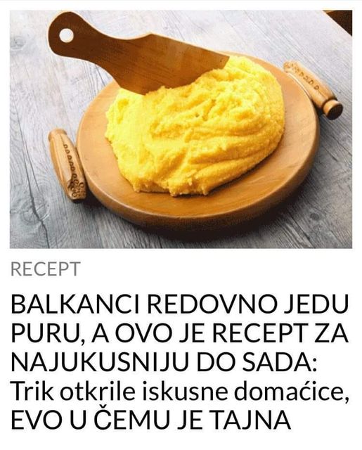 BALKANCI REDOVNO JEDU PURU, A OVO JE RECEPT ZA NAJUKUSNIJU DO SADA: Trik otkrile iskusne domaćice, EVO U ČEMU JE TAJNA