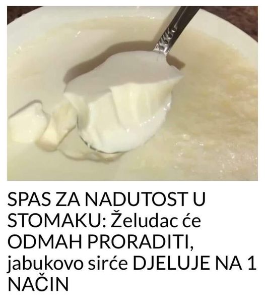 SPAS ZA NADUTOST U STOMAKU: Želudac će ODMAH PRORADITI, jabukovo sirće DJELUJE NA 1 NAČIN