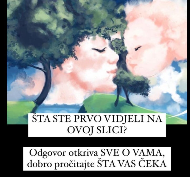 ŠTA STE PRVO VIDJELI NA OVOJ SLICI? Odgovor otkriva SVE O VAMA, dobro pročitajte ŠTA VAS ČEKA