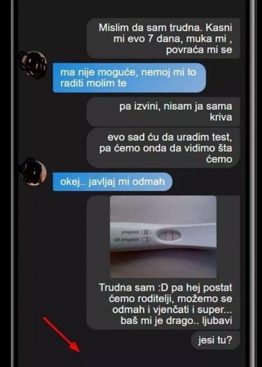 URADILA SAM TEST I PISALO JE DA SAM TRUDNA, ODMAH SAM DEČKU JAVILA SA KOJIM SAM VEĆ 3 MJESECA U VEZI: Kad mi je ovo na kraju napisao, PROBLIJEDILA SAM