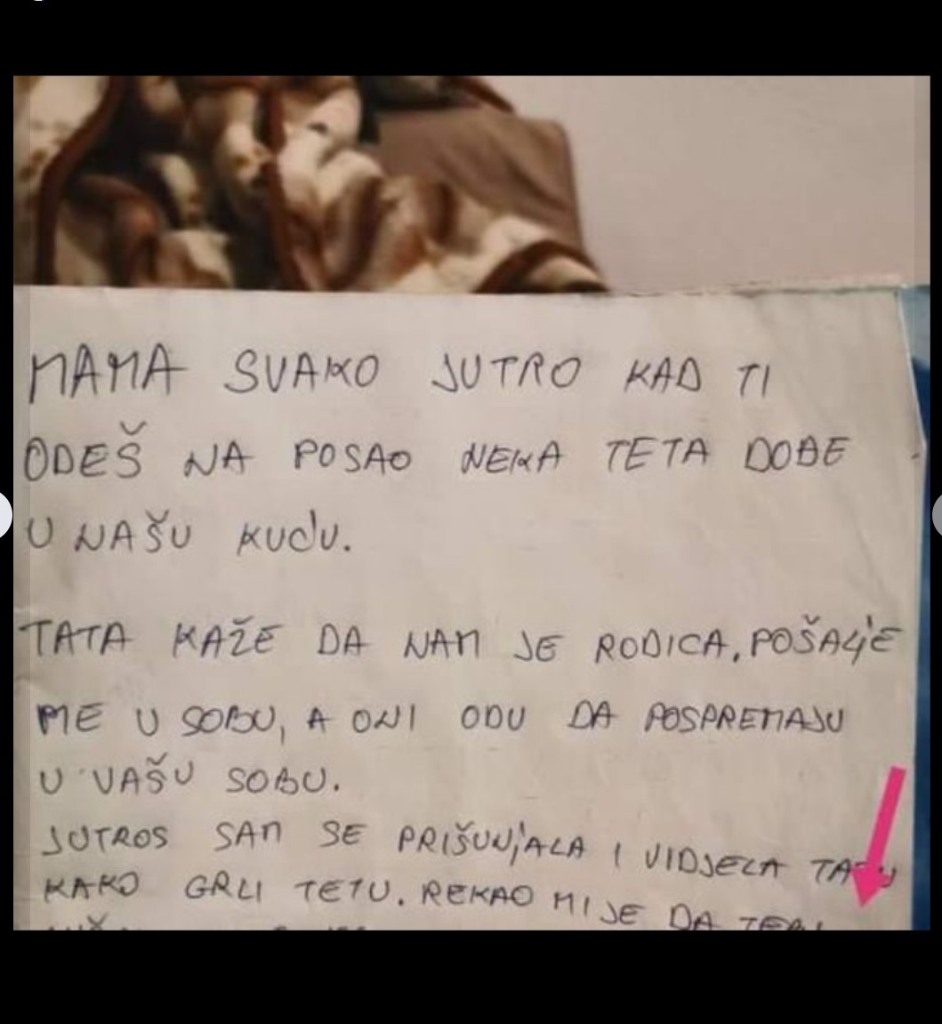 POSLIJE POSLA NA STOLU ME DOČEKALA PORUKA OD KĆERKE: Kad sam vidjela šta se desilo na kraju ZAPLAKALA SAM, razvodim se!