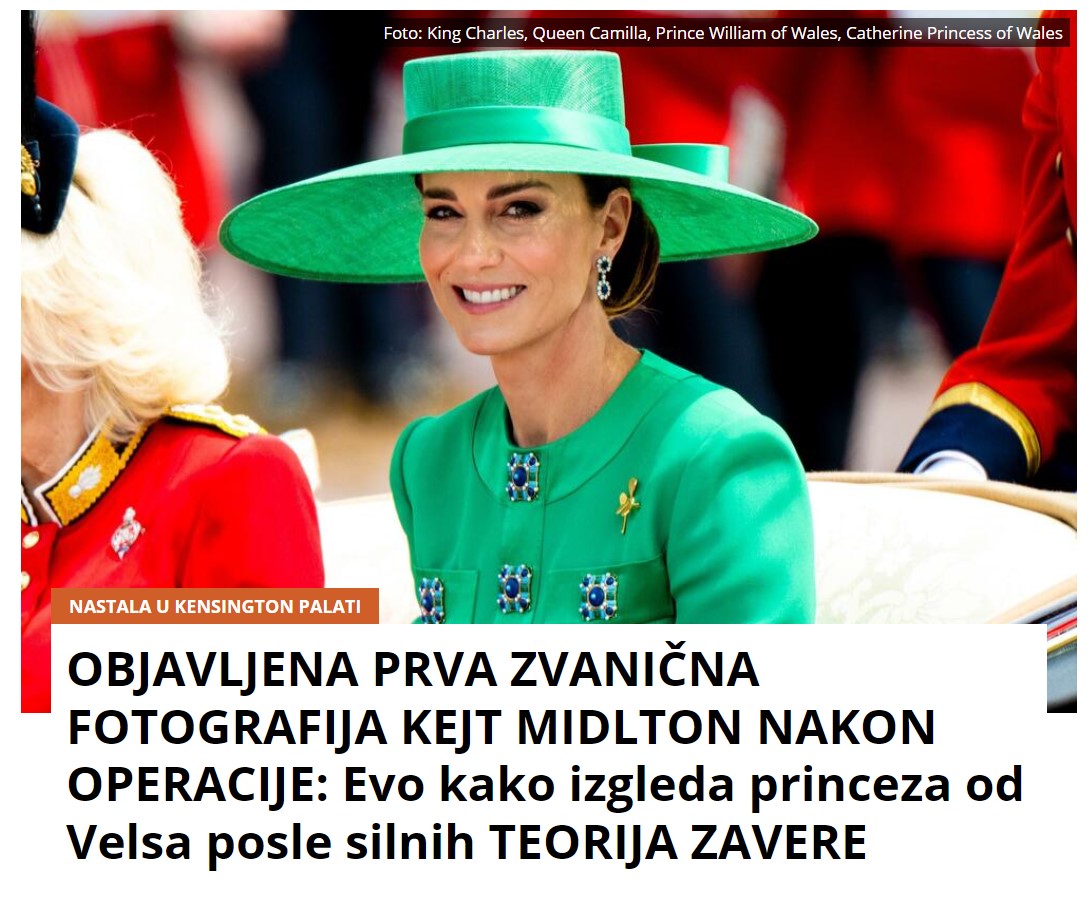 OBJAVLJENA PRVA ZVANIČNA FOTOGRAFIJA KEJT MIDLTON NAKON OPERACIJE: Evo kako izgleda princeza od Velsa posle silnih TEORIJA ZAVERE