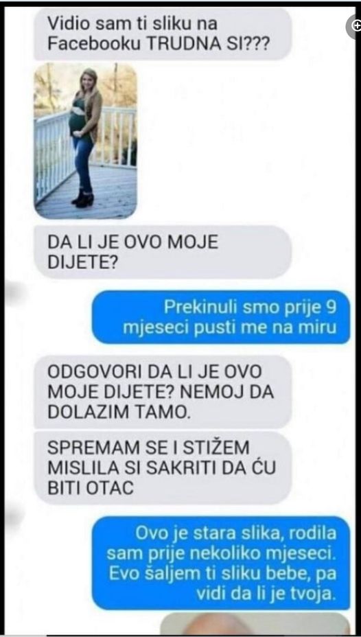 POSLALA MI JE SLIKU SVOJE BEBE, ČIM SAM VIDIO LICE SVE MI JE BILO JASNO: Počeo sam plakati od ŠOKA