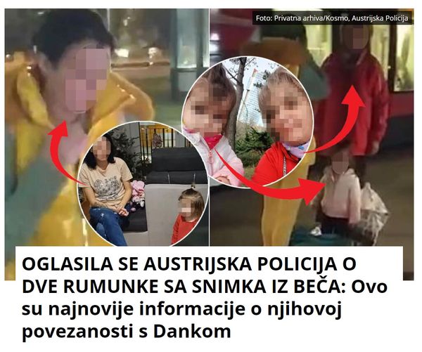 OGLASILA SE AUSTRIJSKA POLICIJA O DVE RUMUNKE SA SNIMKA IZ BEČA: Ovo su najnovije informacije o njihovoj povezanosti s Dankom