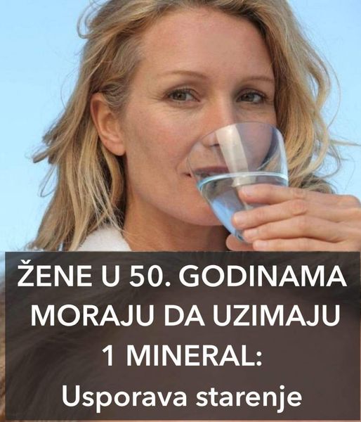 ŽENE U 50. GODINAMA MORAJU DA UZIMAJU 1 MINERAL: Usporava starenje, sprječava b0lest – u ovoj hrani ga ima najviše!