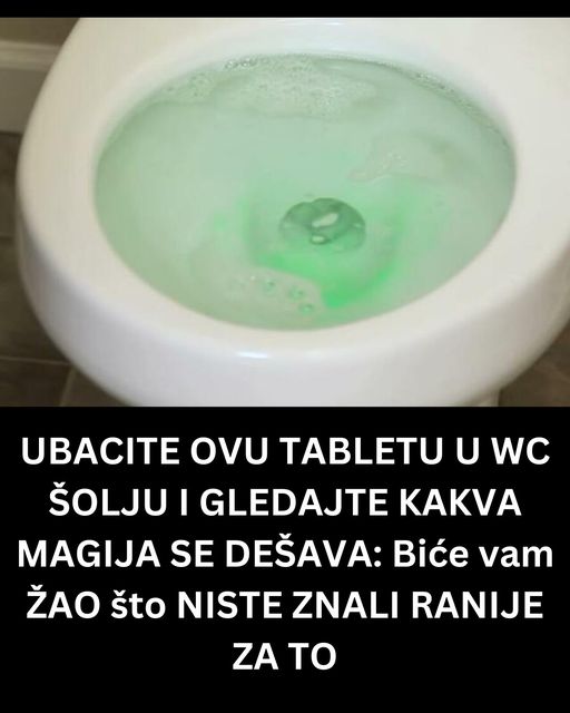 UBACITE OVU TABLETU U WC ŠOLJU I GLEDAJTE KAKVA MAGIJA SE DEŠAVA: Biće vam ŽAO što NISTE ZNALI RANIJE ZA TO