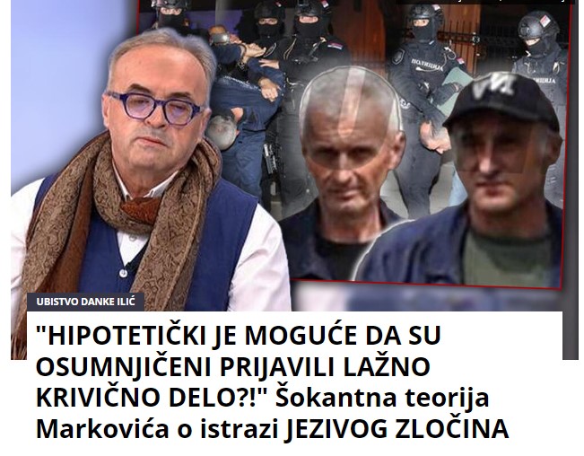 “HIPOTETIČKI JE MOGUĆE DA SU OSUMNJIČENI PRIJAVILI LAŽNO KRIVIČNO DELO?!” Šokantna teorija Markovića o istrazi JEZIVOG ZLOČINA