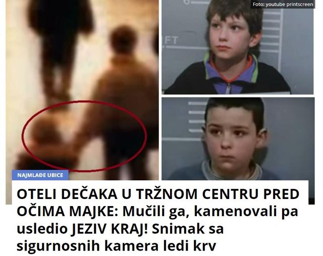 OTELI DEČAKA U TRŽNOM CENTRU PRED OČIMA MAJKE: Mučili ga, kamenovali pa usledio JEZIV KRAJ! Snimak sa sigurnosnih kamera ledi krv