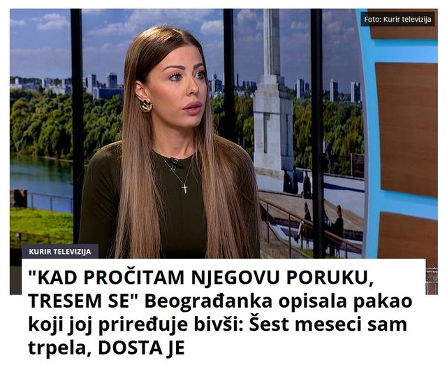 “KAD PROČITAM NJEGOVU PORUKU, TRESEM SE” Beograđanka opisala pakao koji joj priređuje bivši: Šest meseci sam trpela, DOSTA JE