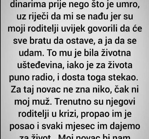 “Deda mi je dao oko 50.000 eur”