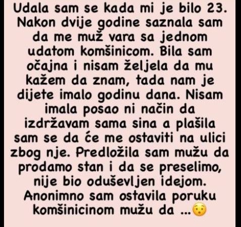 “Udala sam se kada mi je bilo 23”