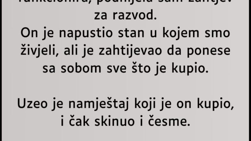 Udala sam se za bogatog čovjeka. Imamo i kćerku.