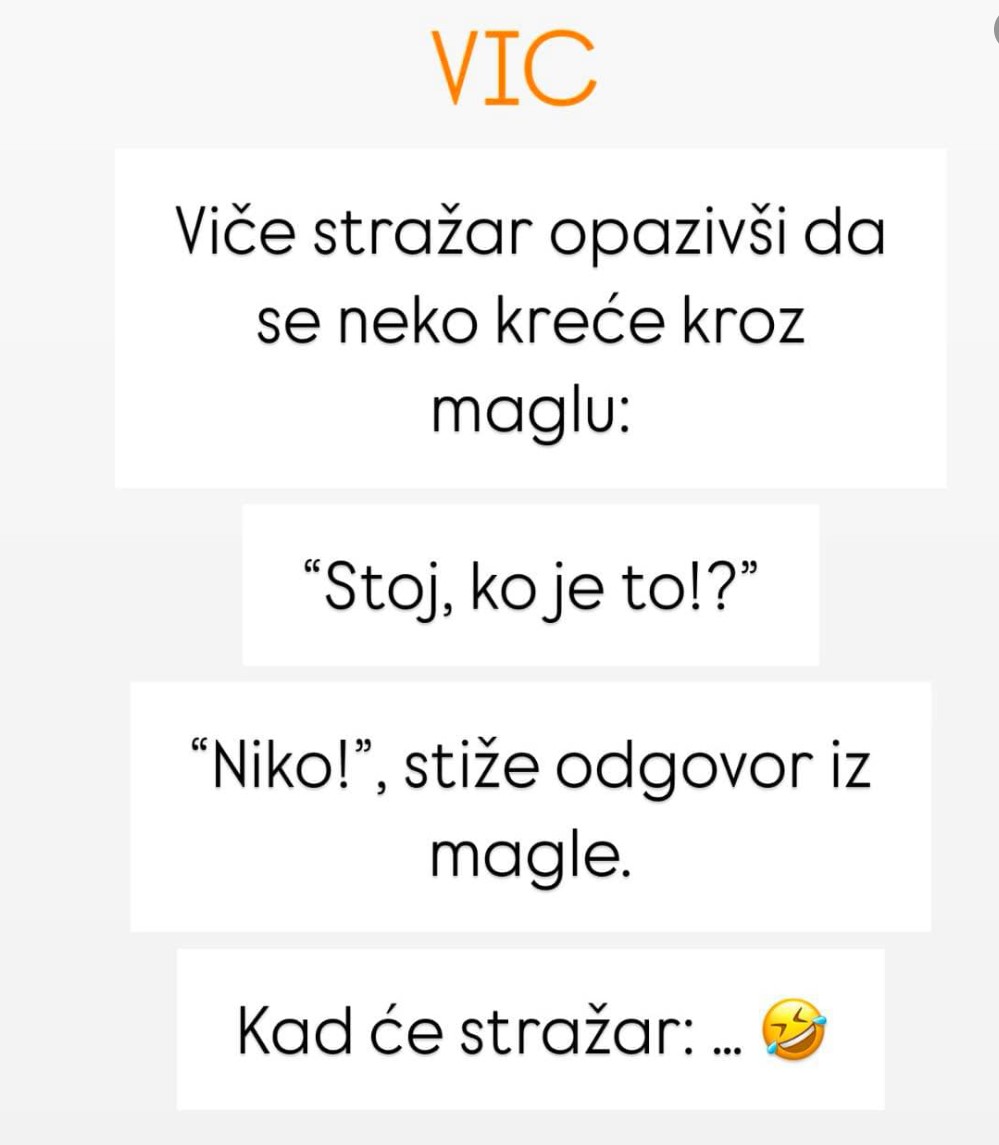 Viče stražar opazivši da se neko kreće kroz maglu