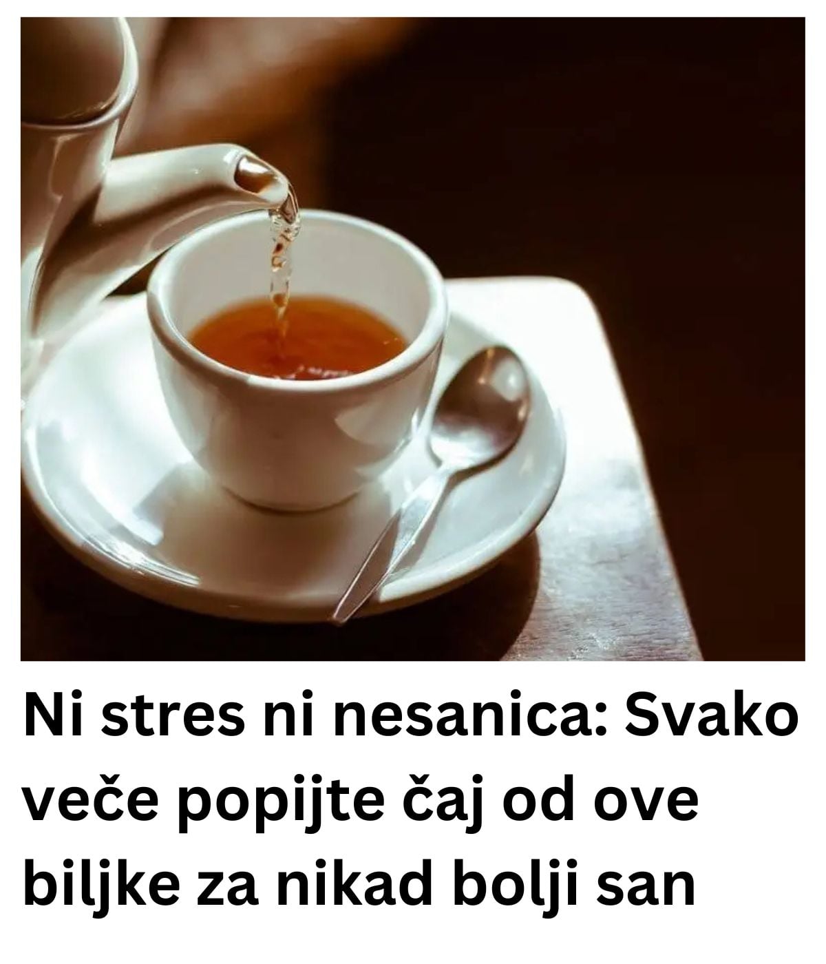 Svako veče popijte čaj od ove biljke za nikad bolji san