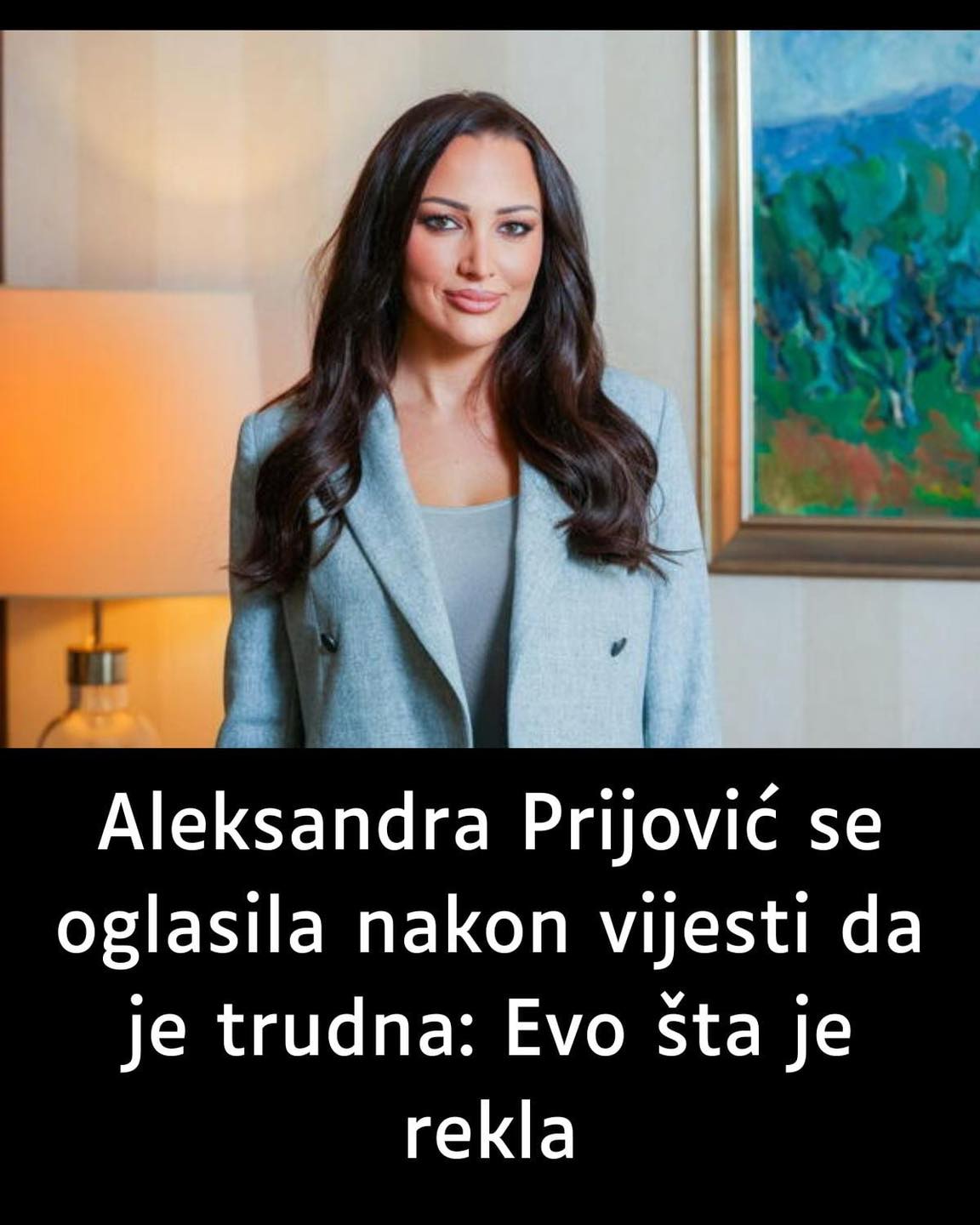 Aleksandra Prijović se oglasila nakon vijesti da je trudna