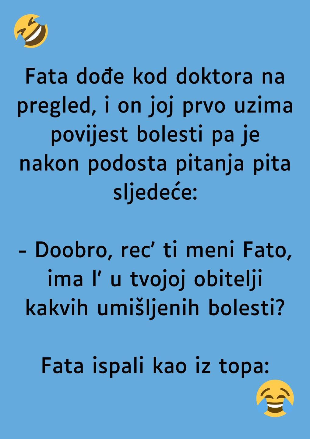 Fata dođe kod doktora na pregled