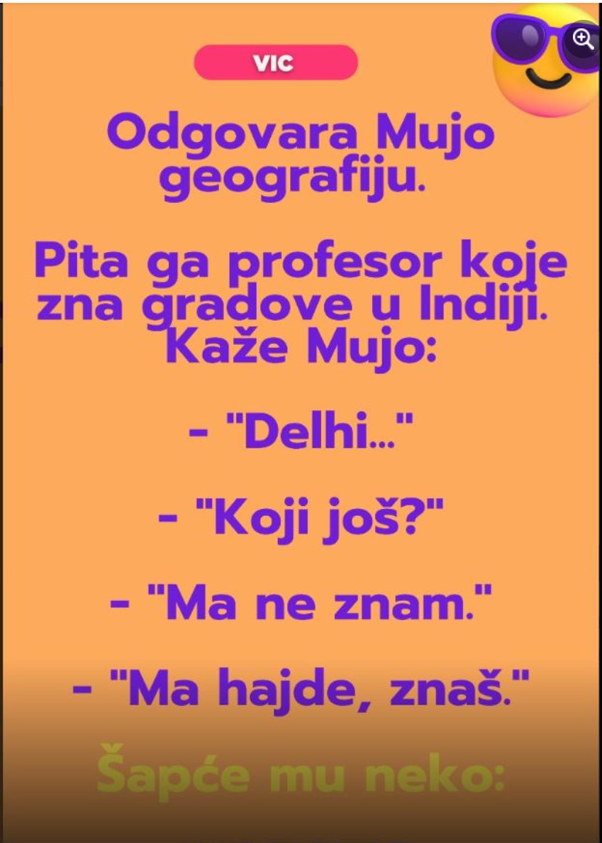 ⬇⬇LINK U KOMENTARU ISPOD⬇⬇ VIC: Mujo i Geografija