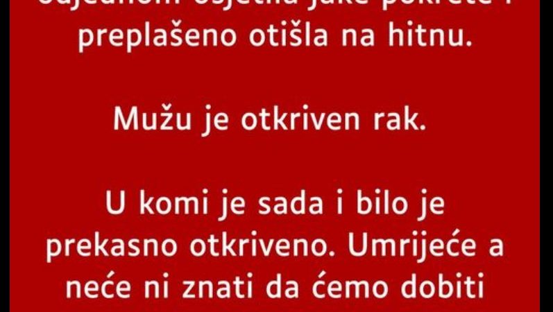 Prvi put u životu sam se suprotstavila mužu i njegovoj porodici