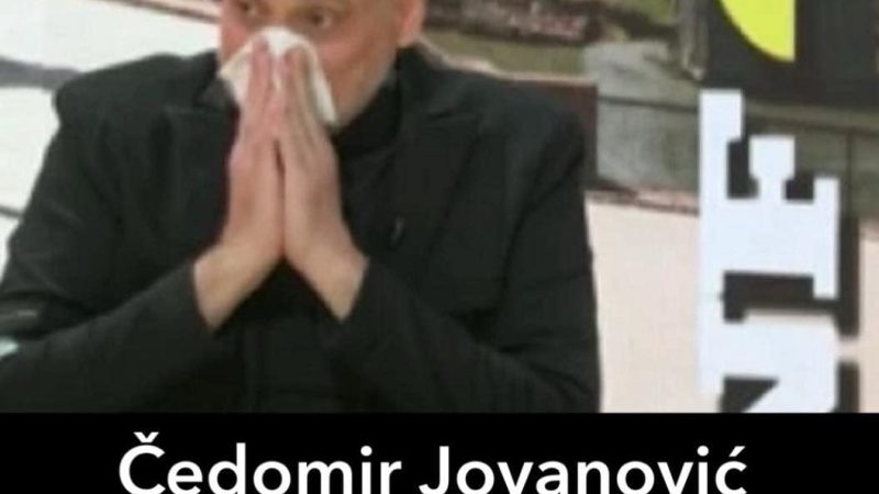 Čedomir Jovanović zaplakao u emisiji dok je govorio o razvodu