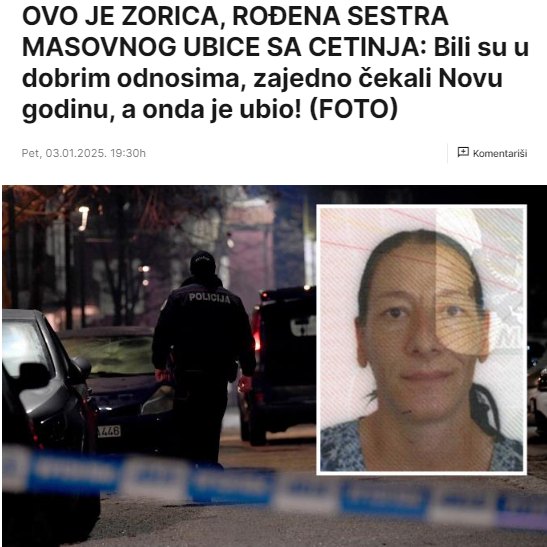 Bili su u dobrim odnosima, zajedno čekali Novu godinu, a onda je ubio